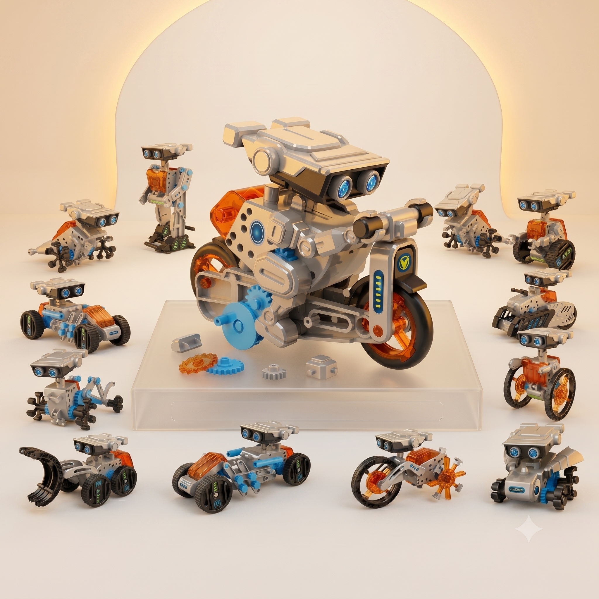 12-in-1 Electric Robot Kit
